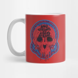 Lizard skull red Mug